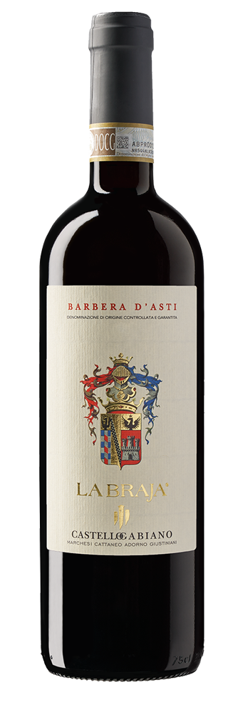 Bottle of La Braja wine